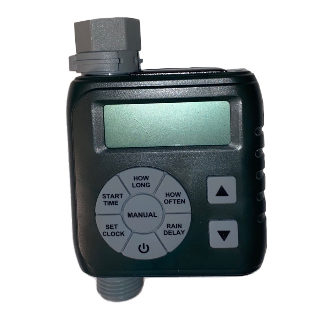 Zuomeng Programmable Auto/Manual Sprinkler Watering System Timer Solar/Battery